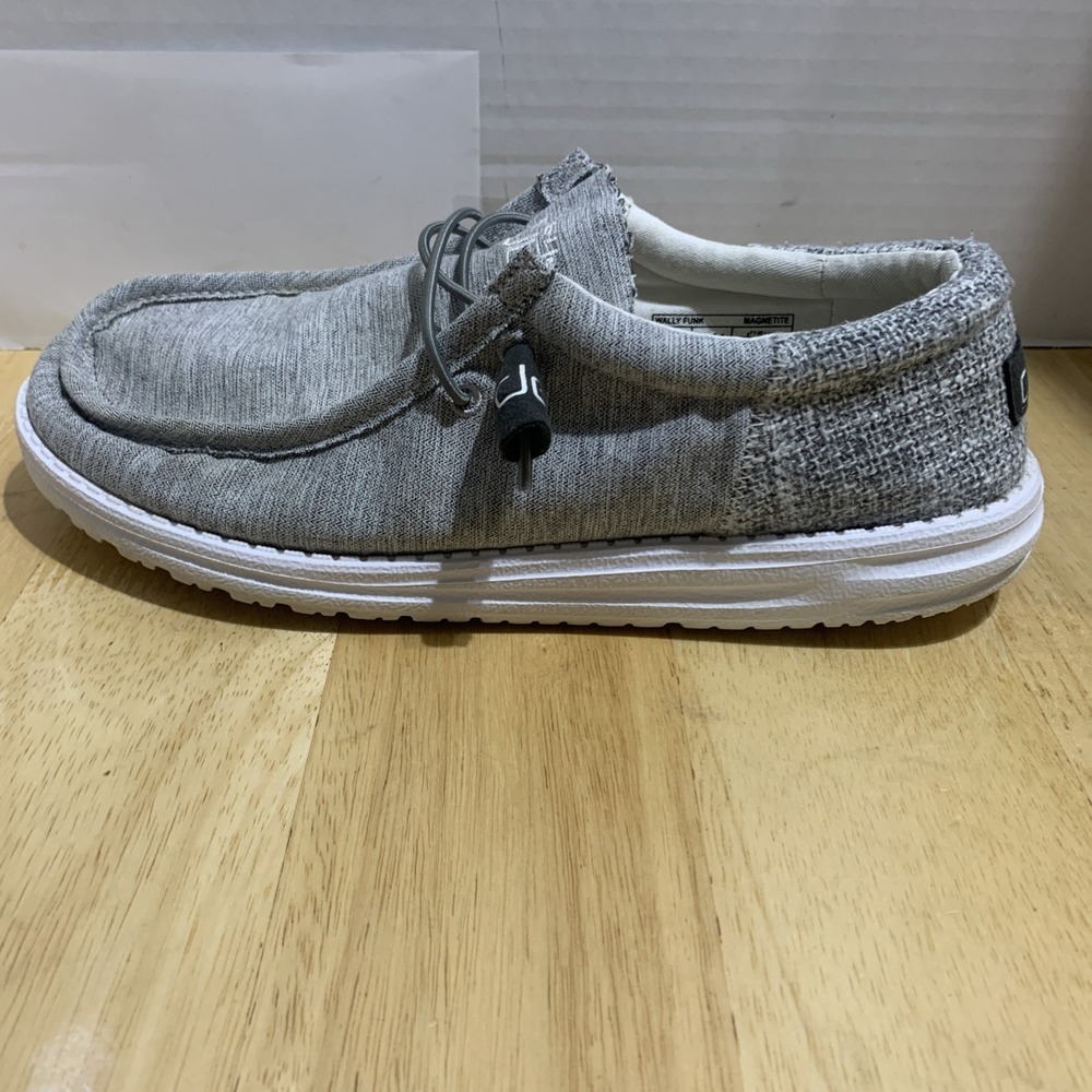 Hey Dude Wally Free Loafers Men's Gray Shoes Size 8M